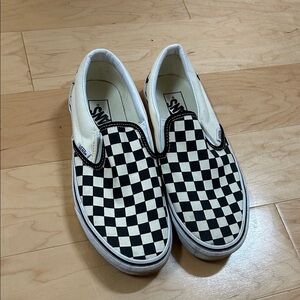 Vans Men's Checkered Slip-On Sneakers